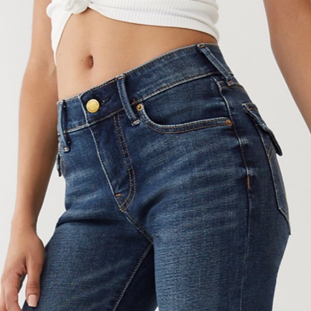 True Religion Skinny Jeans w/flaps size:6/28 x 32